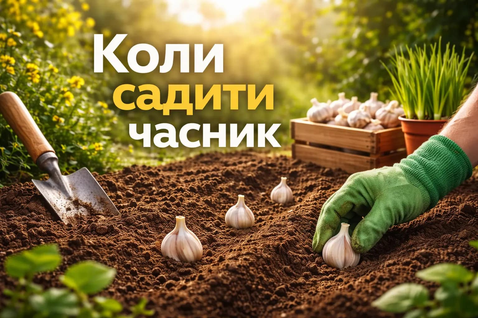 Коли садити часник в Україні 2026 - Ukraine Daily