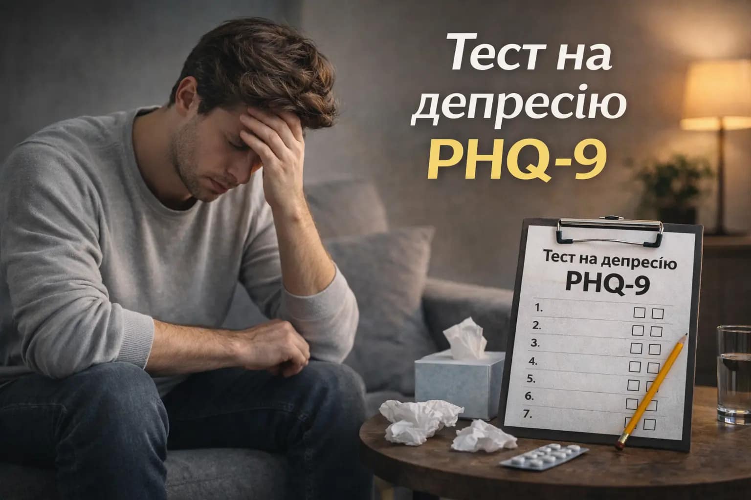Тест на депресію PHQ-9 - Ukraine Daily