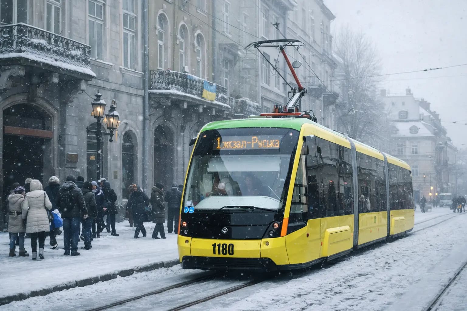 Трамвай №7 у Львові - Ukraine Daily